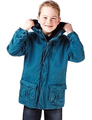 Pure Cotton Lightweight Hooded Parka with Stormwear™