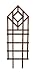 Lakeland Mills 6-Foot Deluxe Double Diamond Trellis, Cedartone