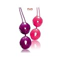 Smartballs teneo duo - Liebeskugeln - weiss/indiared