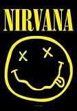 Nirvana Smiley Posterflaggen Fahne 75x110cm