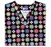 Madison Medical Spiro Swirls (XS-3X) V-Neck Scrub Top
