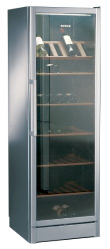 Bosch KSW 38940 Cave à  vin de service 197 bouteilles Argent Classe: B