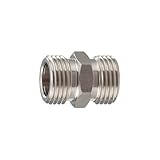 カクダイ フレキパイプ用平行ニップル ステンレス 613-791-13