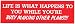 LIFE IS WHAT HAPPENS TO YOU WHILE YOU'RE MAKING OTHER PLANS!!! (RED) decal bumper sticker