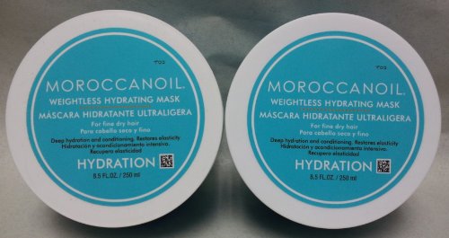  Moroccanoil Weightless Hydrating Mask 8.5 Oz. Set of 2 