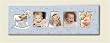 Wood Scrapbook Photo Frame ~ Baby - blue ~ 8 inch by 24 inch ~ code 514