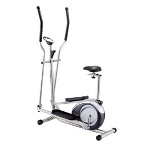 2-in-1 Elliptical Trainer & Upright Bike