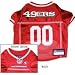 San Francisco 49ers SM pet dog jersey 8-15lbs