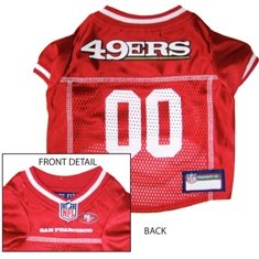 San Francisco 49ers - Pet Jersey Medium