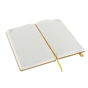 Daily large diary - Le petit prince, hard dark yellow