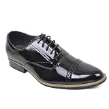 M13105 Black Tuxedo Shoes + free gift