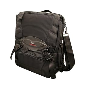 CaseCrown Vertical Messenger Bag with Multi Pockets for Apple MacBook MB466LL/A 13.3-Inch Laptop