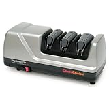 Chef's Choice 120 Diamond Hone 3-Stage Professional Knife Sharpener, Platinum