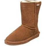 BEARPAW Women’s Emma 8 Shearling Boot,Hickory/Champagne,9 M US (about $50)