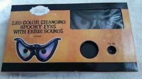 Motion-Activated-set of 3 LED-Spooky-Eyes-Halloween-Multi-Light-w-Sound-Scary-Night