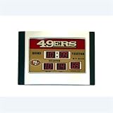 Team Sports San Francisco 49ers Scoreboard Desk Clock