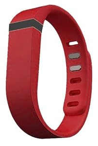 Replacement Wrist Band for Fitbit Flex (Deep Red, Large)