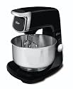 Oster FPSTSM5102 350-Watt 12-Speed All Metal Stand Mixer, Black with Chrome Accents