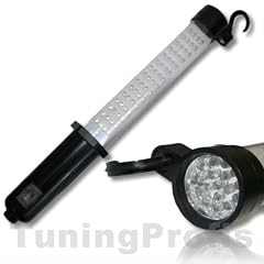 Oxid7 Akku Arbeitslampe Stablampe Werkstattlampe mit 77 LEDs