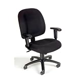 Boss Mid-Back Ergonomic Task Chair Black by BOSS