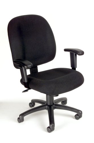 Boss Mid-Back Ergonomic Task Chair Black