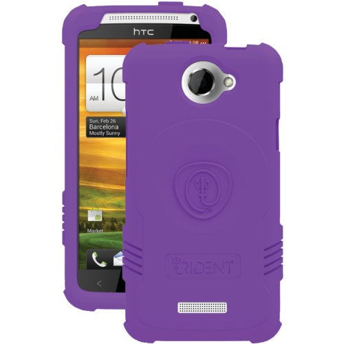 Trident Case PS-ONEX-PP PERSEUS Series Protective Case for HTC ONE X / HTC EDGE - 1 Pack - Retail Packaging - Purple