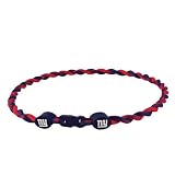 New York Giants Titanium (Double Braid) Core Sport Necklace