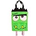 Halloween Trick or Treat Bag Kids Toddler with Backpack Straps (Frankenstein Monster Design Bags, Bonus Halloween Party Pack)