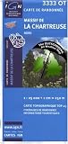 Massif de la Chartreuse Nord ~ IGN Top 25 3333OT (The Outstanding All Weather Map)
