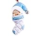 Personalized Baby`s Boy First Christmas Ornament - Free Personalization
