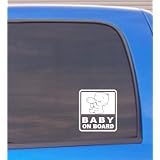 Baby on board with baby vinyl lettering decal sticker 