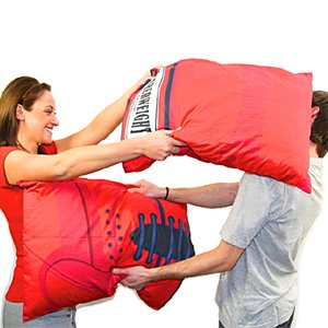 Boxing Glove pillow cases! Superb idea for slumber parties