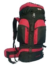 NEW CUSCUS 6200ci Internal Frame Hiking Camp Travel Backpack - Red