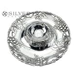 Arthur Court Grape 14-Inch Round Chip and Dip Tray