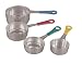 Fox Run Set of Four Stainless Steel Measuring Cups with Colored Handles