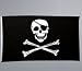 Jolly Roger With Patch Flag 3'x5'