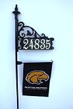 Boardwalk 48 Reflective NightVision Address Sign w/ USM Flag