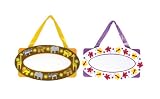 Melissa & Doug Deluxe Butterfly & Safari Door Plaque Bundle