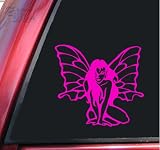 Fairy / Faery / Fae #2 Hot Pink Vinyl Decal Sticker