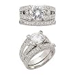 CZ Set With Round 4 Prong CZ CZ Set With Round 4 Prong CZ