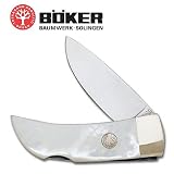 Boker Drop Point Folding Knife Pearl Handle