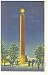 Star Pylon 1939 Ny Worlds Fair Postcard