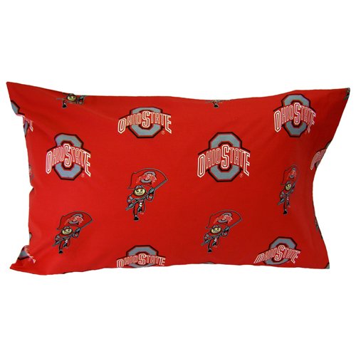 Ohio State Buckeyes Scarlet King Pillow Case