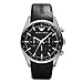 Armani Sportivo Chronograph Rubber - Black Men's watch #AR5977