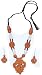 Indian Jewelry Terracota Necklace and Earings (mnklcs018)