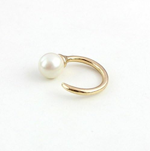 Fancy Sweet Simple Pearl Adjustable Ring