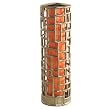 Firefly Small Entwine Porcelain Vase - Bronze & Orange