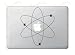 Atomic Apple - BLACK - Vinyl Laptop or Macbook Decal