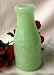 Jade Depression Glass - Liberty Milk Bottle
