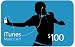 Apple iTunes $100 Gift Certificate Account-----Email Delivery